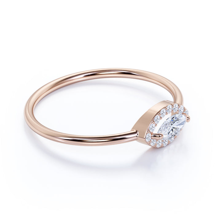 K10 ダイヤモンドリング（0.23ct／アイモチーフ）