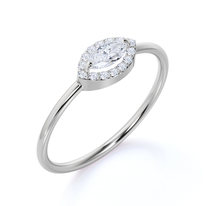 K10 ダイヤモンドリング（0.23ct／アイモチーフ）